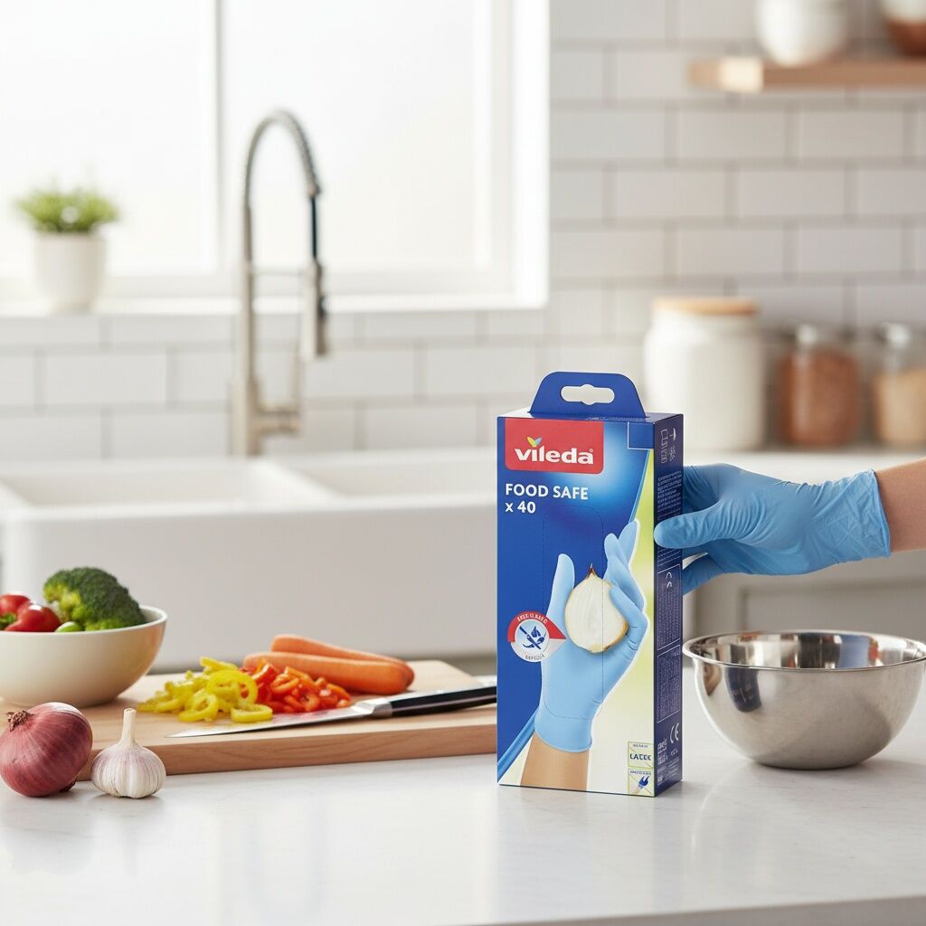 Lot De 40 Gants Jetables Food Safe M / L (7.5-8.5) thumbnail 3
