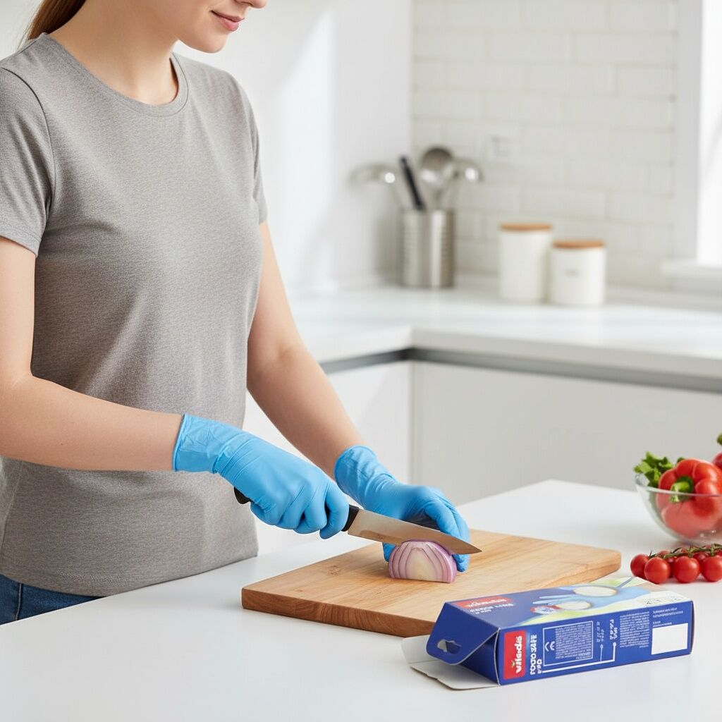 Lot De 40 Gants Jetables Food Safe M / L (7.5-8.5) thumbnail 4