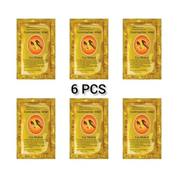 Poudre Appât Efficace, Insecticide Spécial, Anti-cafards Lot De 6 thumbnail 4