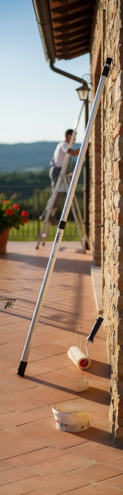 Manche Télescopique Extensible Jusqu'à 3 Mètres – Couleur Aléatoire