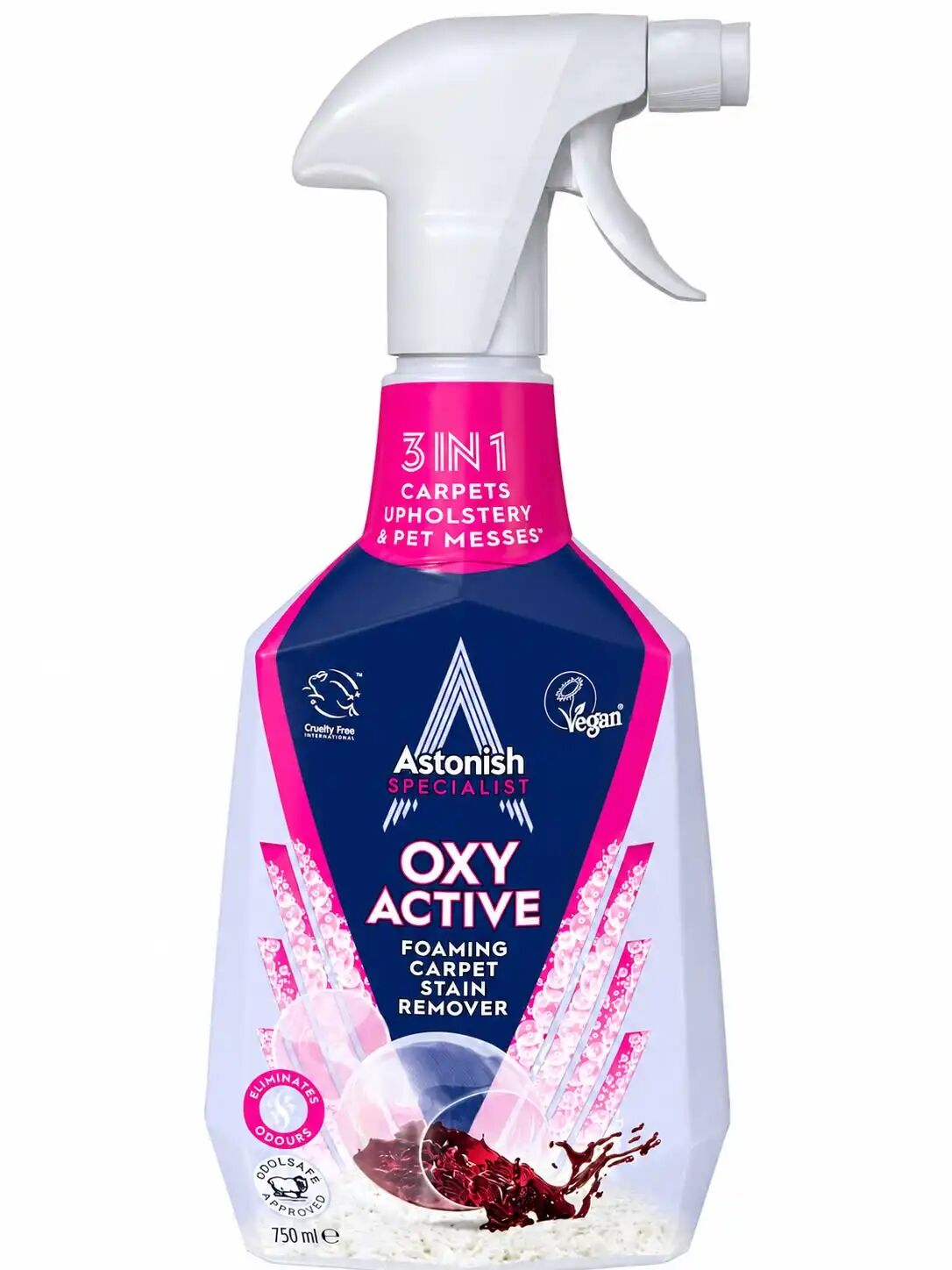 Specialist Oxy Active Foaming Carpet Stain Remover - Détachant Mousse Pour Tapis 