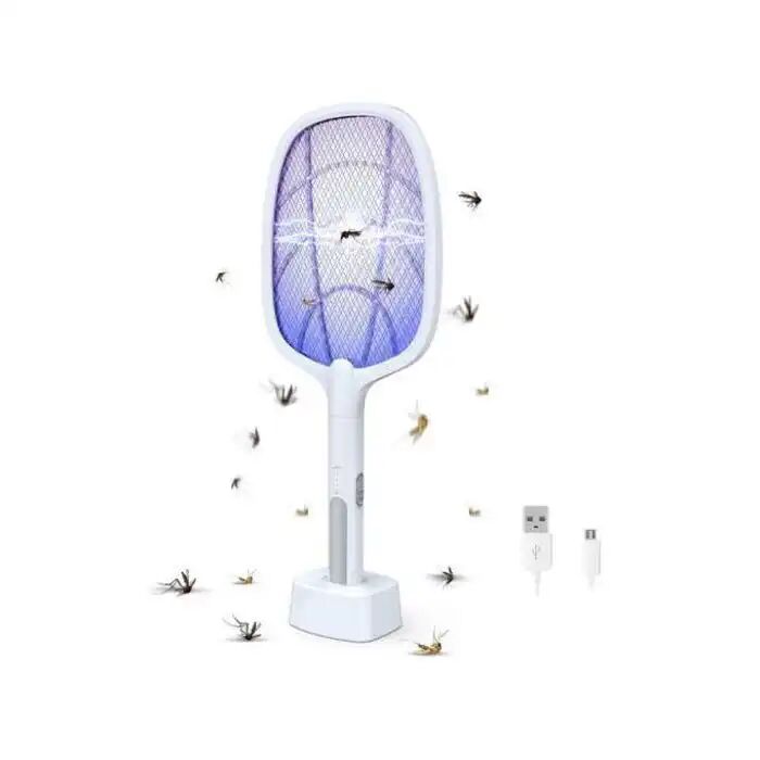 Raquette Lumineuse Électrique Anti Moustique - Rechargeable thumbnail 1