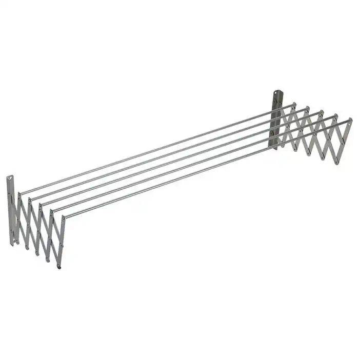 Sèche-linge Extensible Inoxydable Avec 5 Barres En Aluminium De 100 Cm thumbnail 3