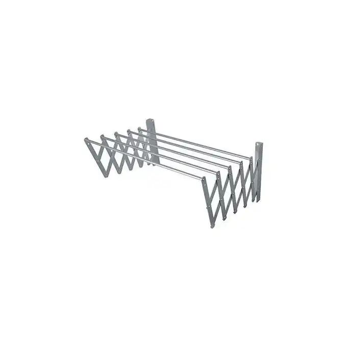 Sèche-linge Extensible Inoxydable Avec 5 Barres En Aluminium De 100 Cm thumbnail 4