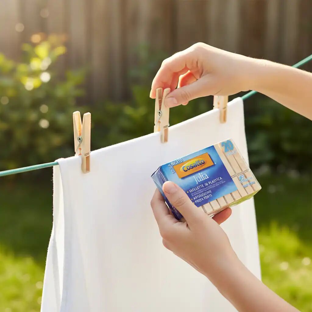 Pince A Linge Beige Lot De 40 thumbnail 3