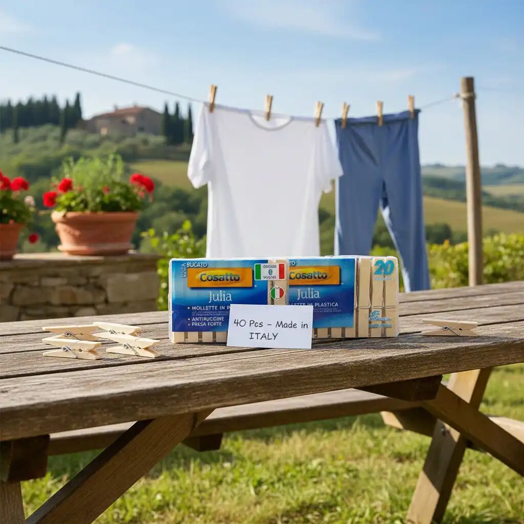Pince A Linge Beige Lot De 40 thumbnail 4