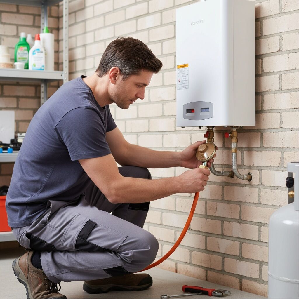 Détendeur À Gaz, Pour Chauffe Eau Gaz - Régulateur Fixe 2 Kg/h thumbnail 4