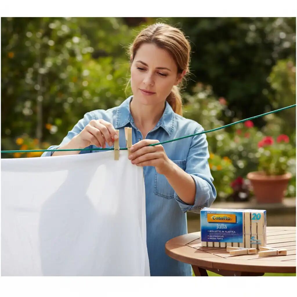 Pince A Linge Julia Lot De 20 Beige thumbnail 4