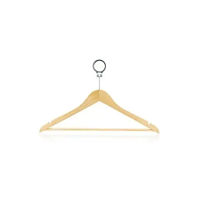 Cintres en Bois Massif pour Costumes et Manteaux (Lot de 4)