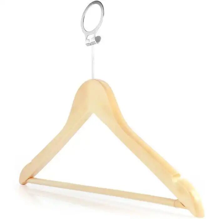 Cintres en Bois Massif pour Costumes et Manteaux (Lot de 4)