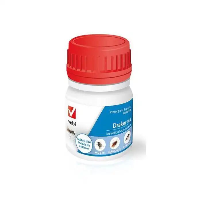 Draker 102 Concentré Insecticide – Mouches, Moustiques, Cafards, Fourmis & Puces