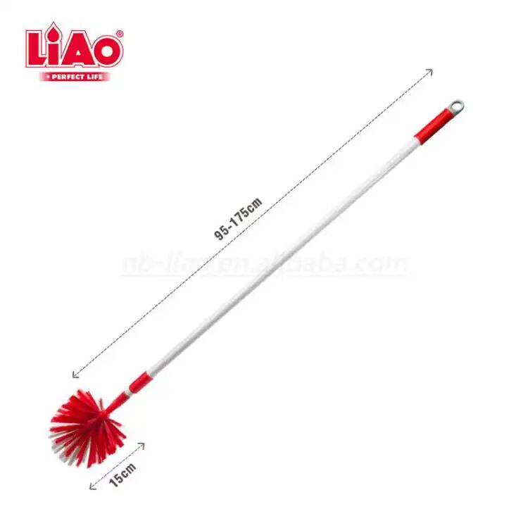 Brosse De Nettoyage À Long Manche En Plastique Pour Le Nettoyage Des Coins, 95/175 Cm thumbnail 3