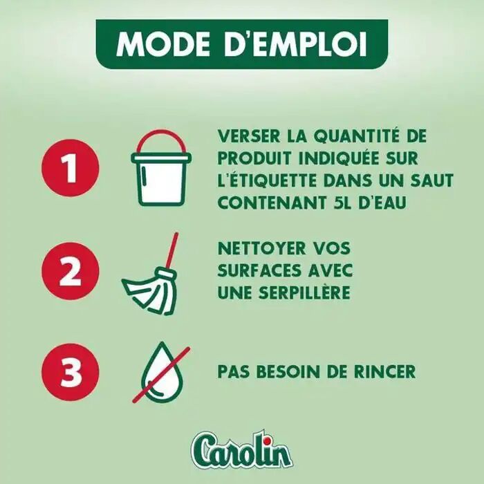 Carolin Nettoyant Sols Parquets Modernes thumbnail 4