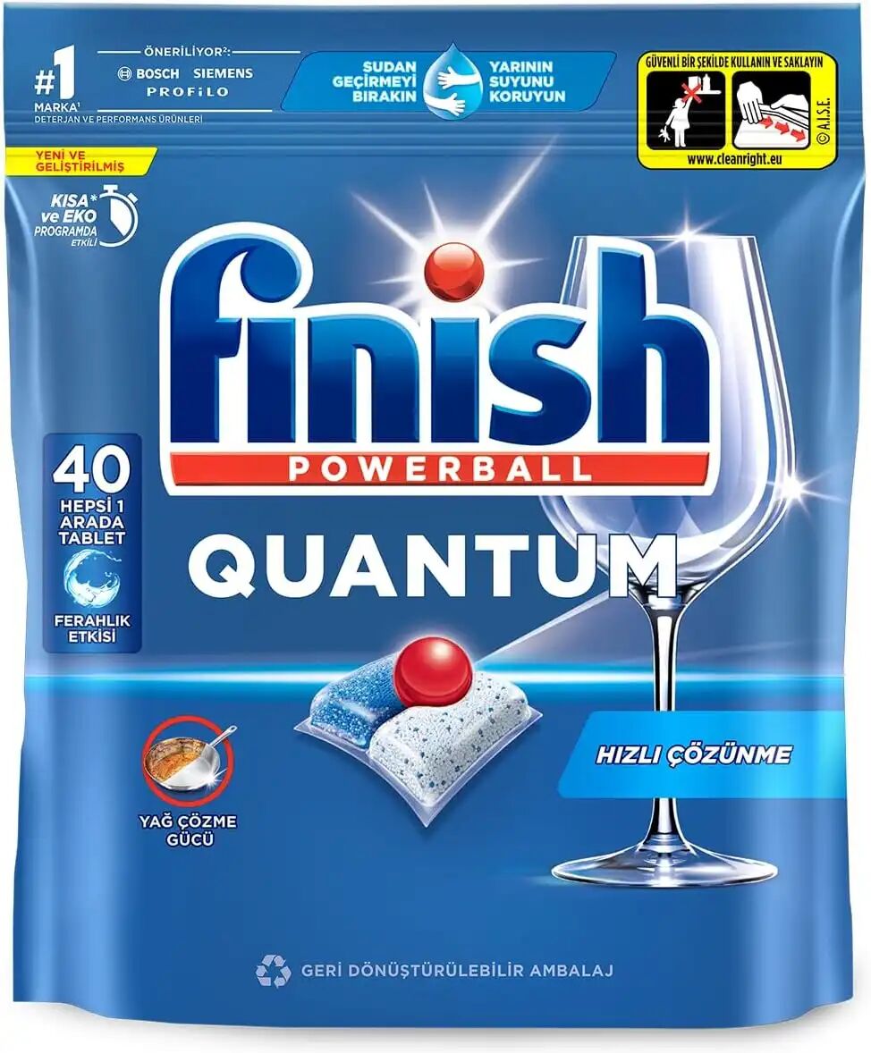 Powerball Quantum Détergent Pour Lave-vaisselle 40 Capsule thumbnail 3