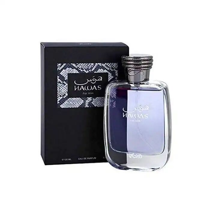 Parfum - Hawas - Edp 100ml - Homme - Notes Aquatiques - Bouteille Chic