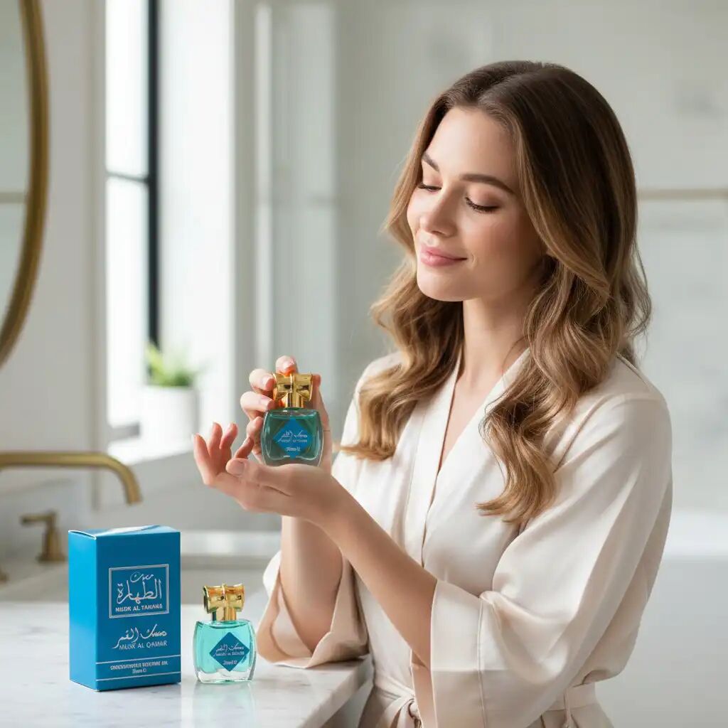 Huile De Parfum  Musk Al Tahara  Musk Al Qamar Notes Fraîches Et Florales