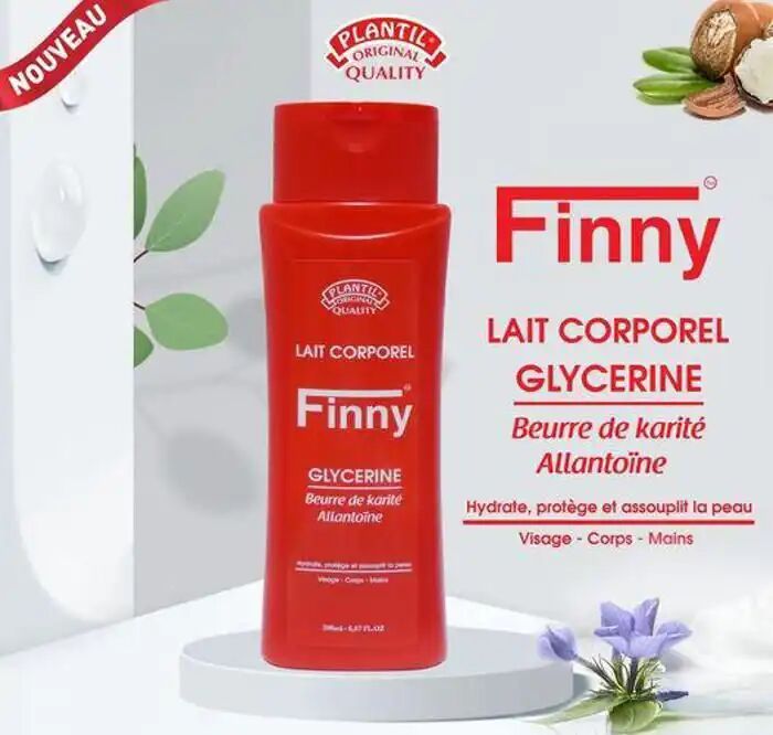 Lait Corporel  Finny  Glycérine   Beurre De Karité Allantoïne