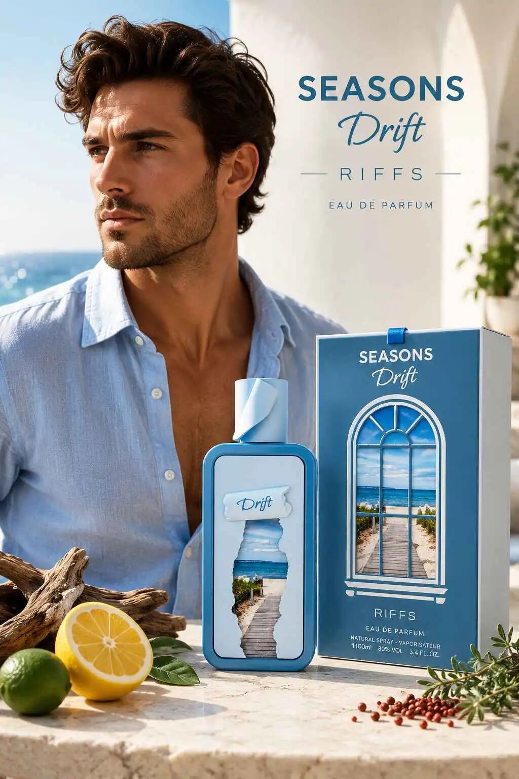 Riffs Seasons Drift Eau De Parfum · Type Bleu De Chanel L'exclusif · Blue Elégante
