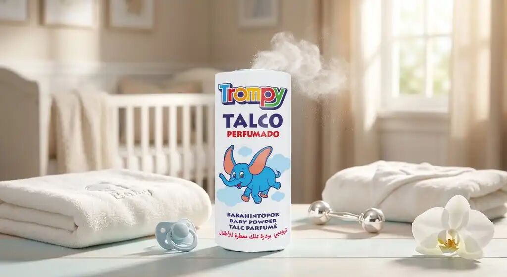 Talc Parfumé Pour Bébé Douceur, Protection & Fraîcheur Formule Absorbante Et Protectrice