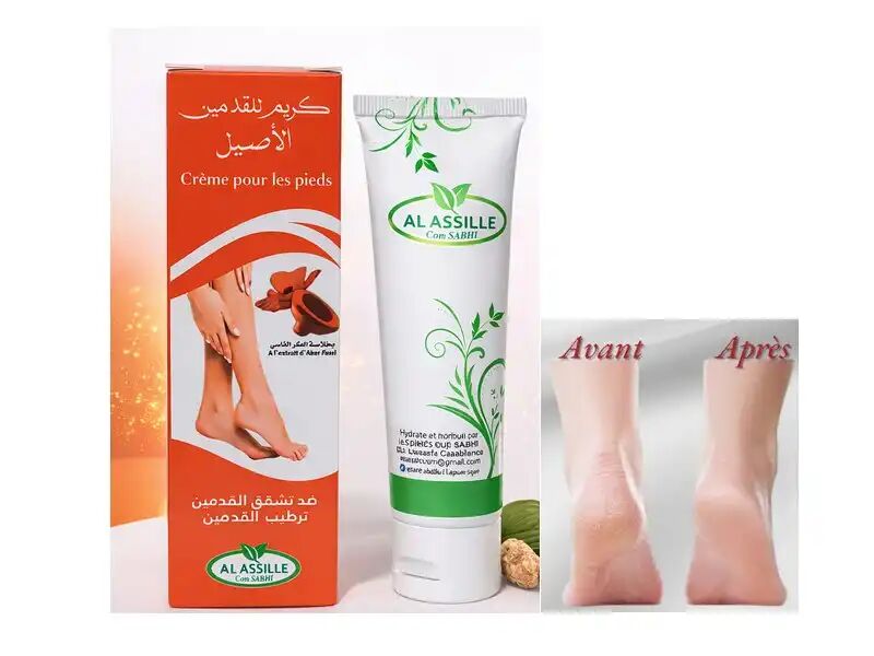 Crème Hydratent Pour Les Pieds Hydrate Les Talons Secs Et Fissure Extrait Aker Fassi
