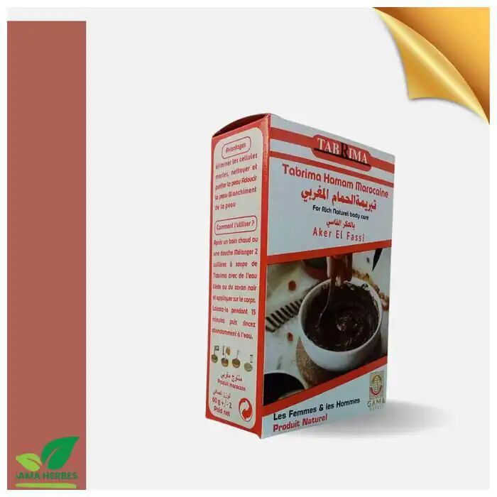 Gommage Hammam - Tabrima - Akkar Fassi - Exfoliant Naturel - Soin Complet Du Corps