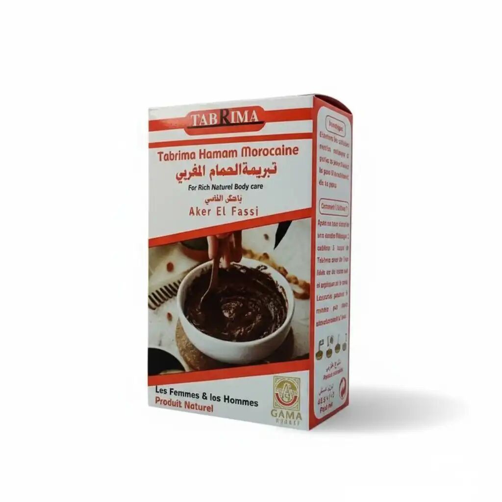 Gommage Hammam - Tabrima - Akkar Fassi - Exfoliant Naturel - Soin Complet Du Corps