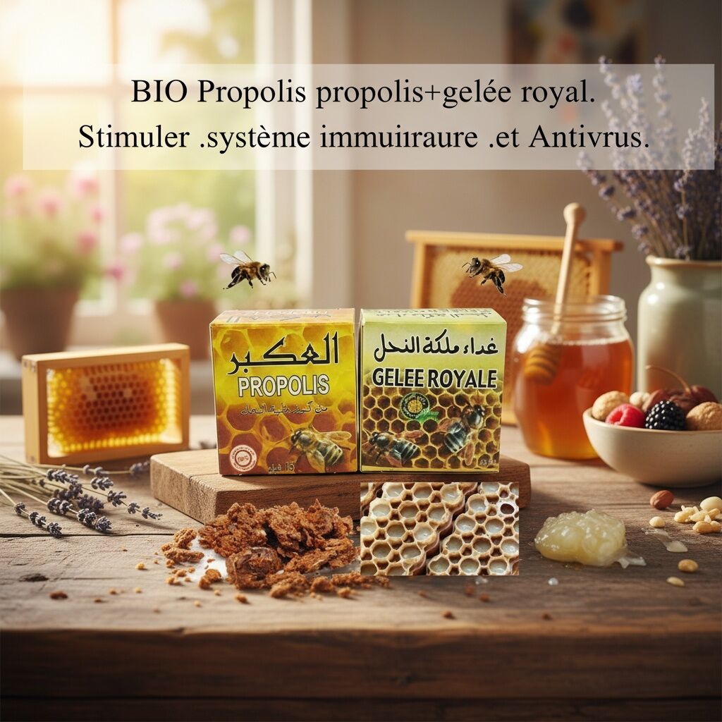 Propolis Et Gelée Royale Bio - Complément Alimentaire Vitalité Et Immunité
