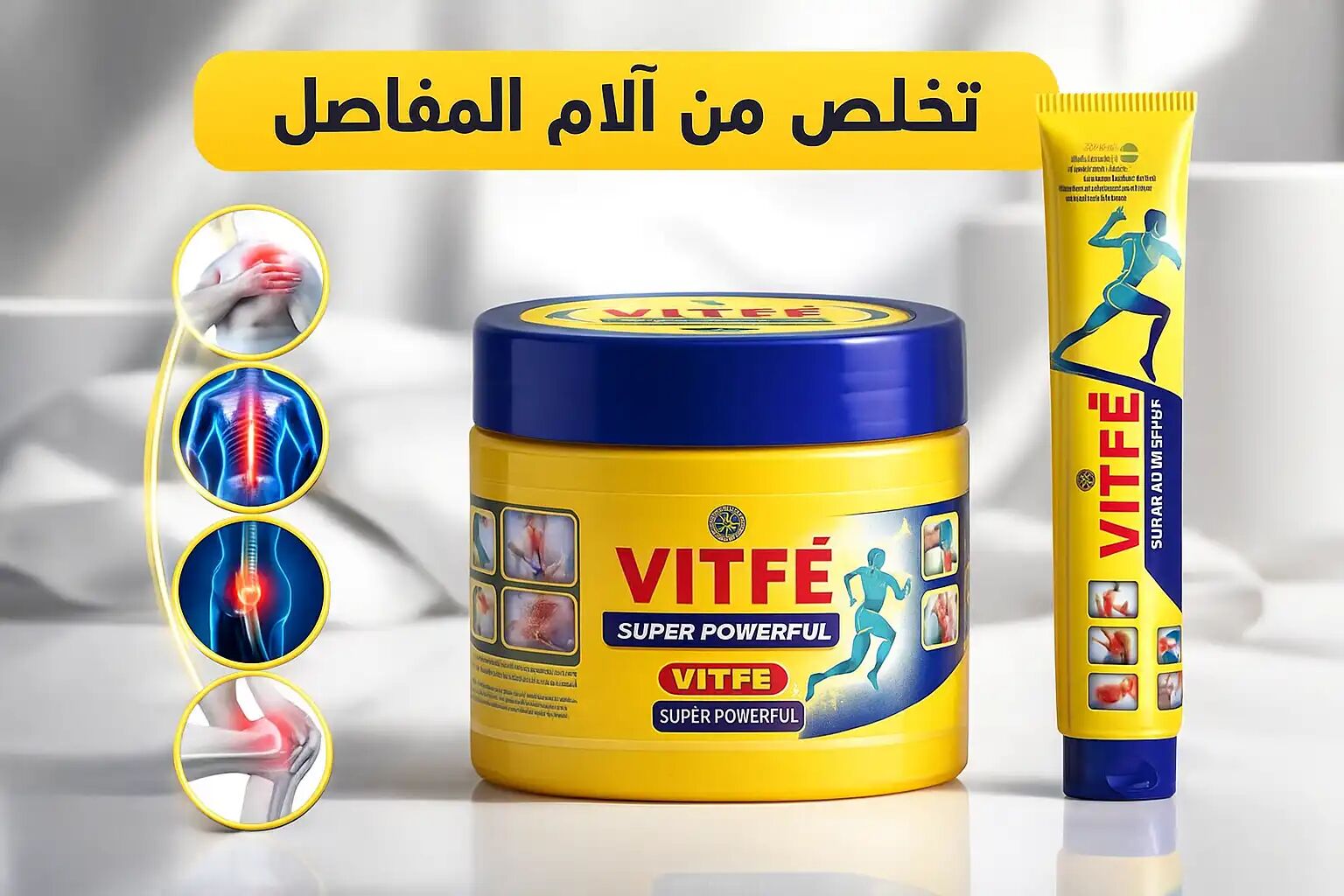 Pack De Massage Anti Douleur (crème + Gel Soulagement Rapide De La Douleur 30 Gr +50gr)