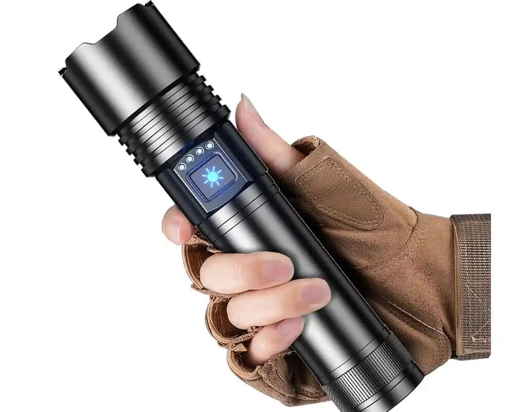 Lampe Torche Led Blanche Laser Multifonctionnelle Rechargeable, Ultra-lumineuse Avec Chargement thumbnail 3