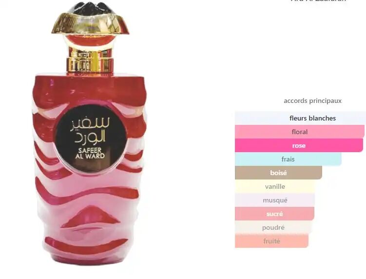 Safeer Al Ward Parfum Floral Fruité Femme
