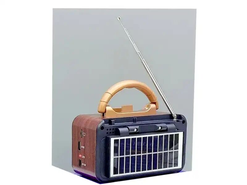 Radio Rétro Bluetooth Am/fm/sw Multifonction Avec Horloge Et Lampe Torche thumbnail 4