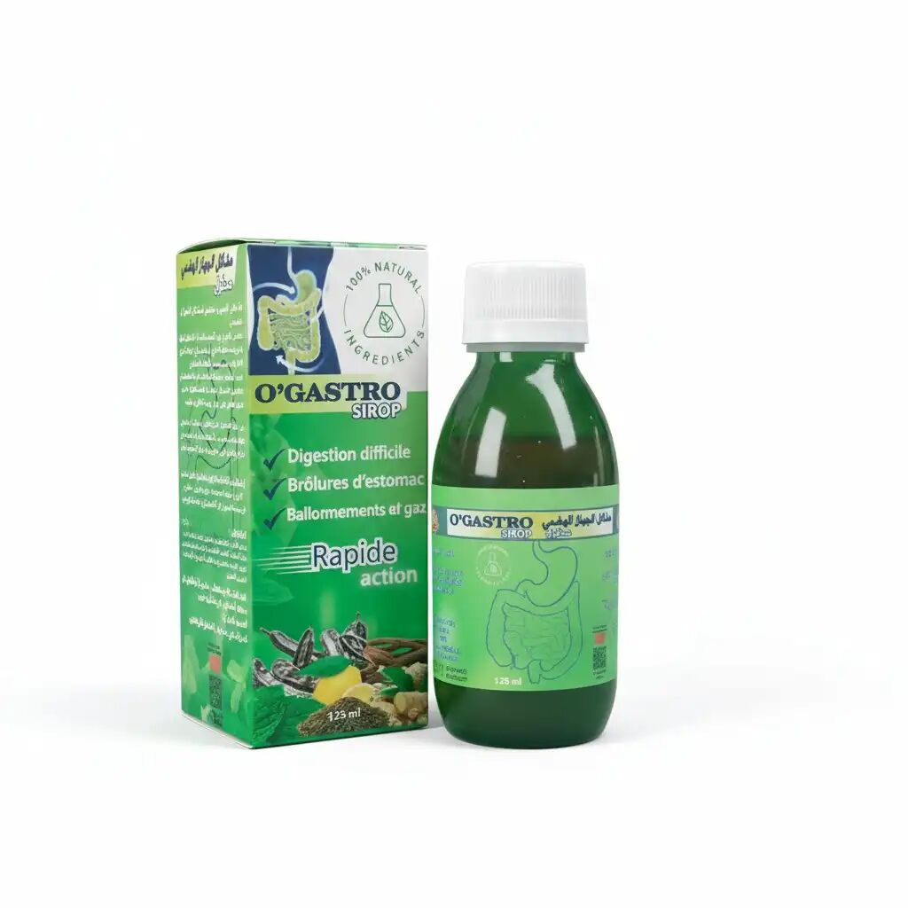 Sirop, Une Solution Digestive Biologique À Base Dun Mélange De Plantes Et D'huiles