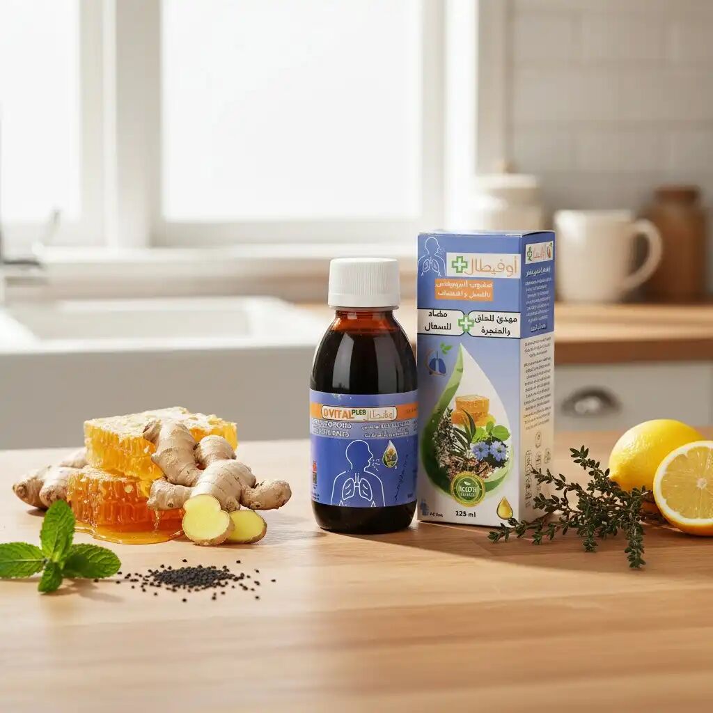 Sirop Naturel Contre Toux Mélange De Plantes Médicinales & Huiles Essentielles Miel