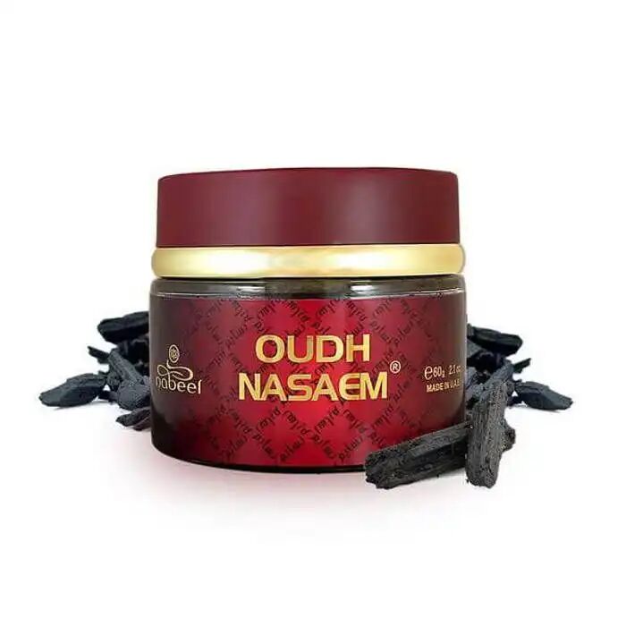 Oudh Nasaem Bakhoor - Ambre - Musc - Résine Parfumée