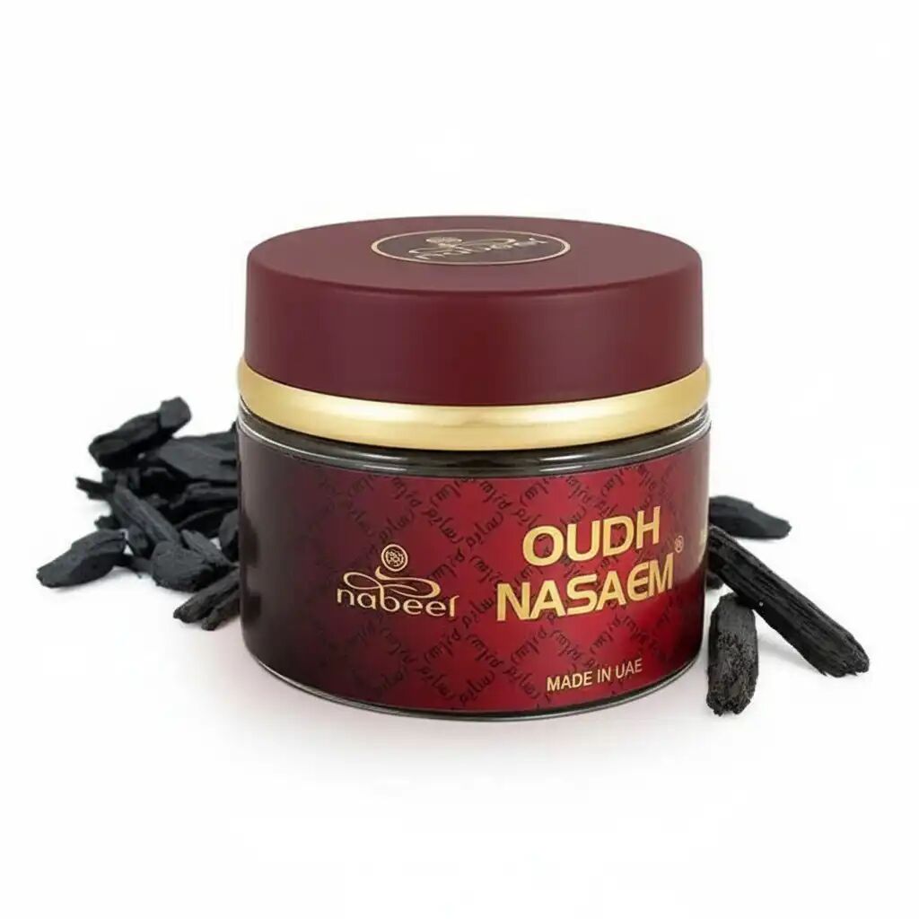 Oudh Nasaem Bakhoor - Ambre - Musc - Résine Parfumée thumbnail 4