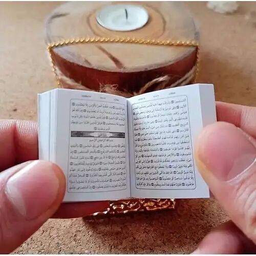 Pendentif Mini Livre Coranique - Accessoire Décoratif Et Religieux thumbnail 2