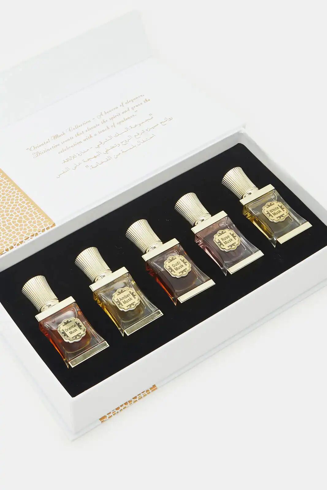 Coffret Collection Spéciale Luxe Compose De Cinq Flacons De Musc Oriental 5x 12 Ml