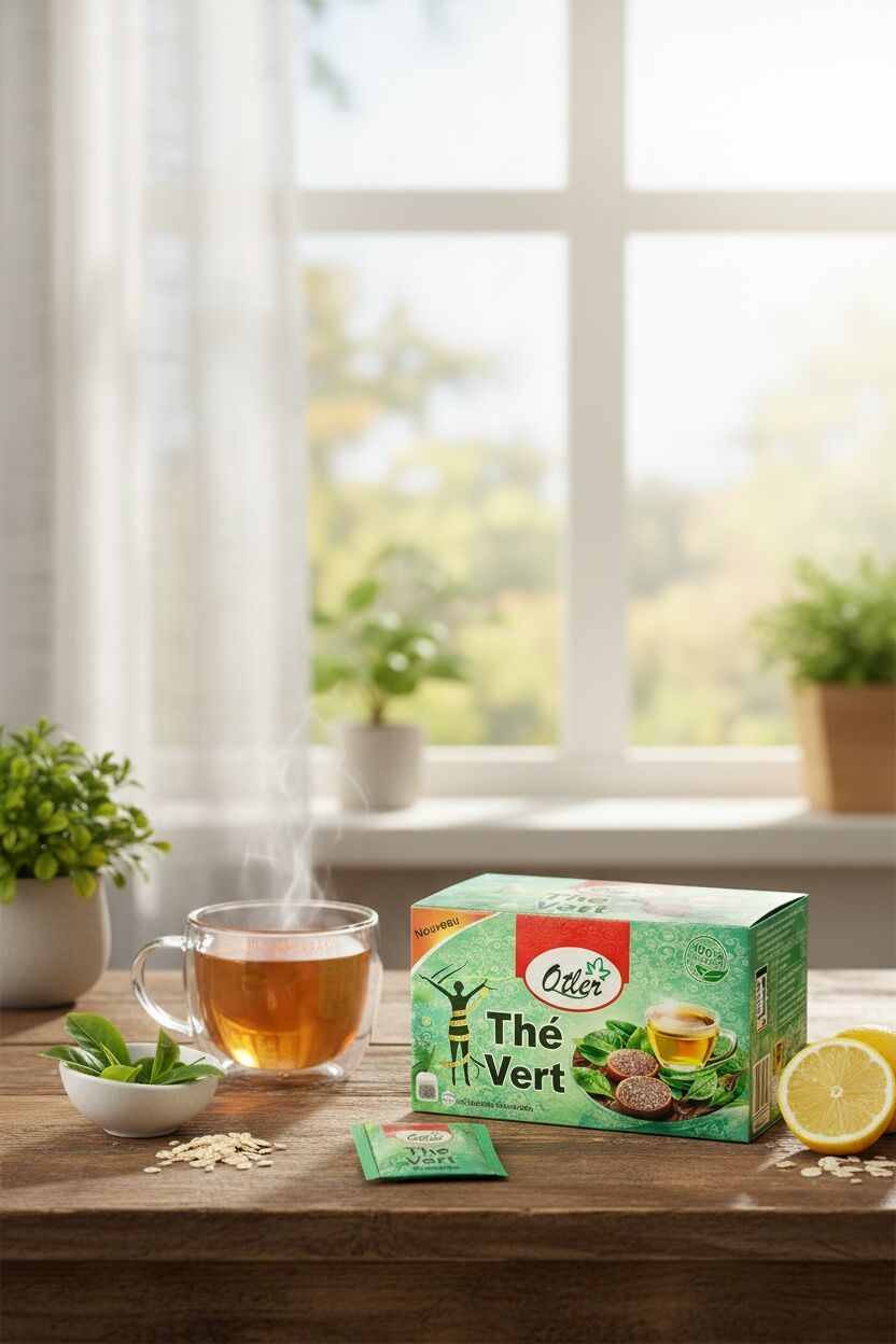 Thé Vert Bio - 100% Naturel - 20 Sachets thumbnail 3