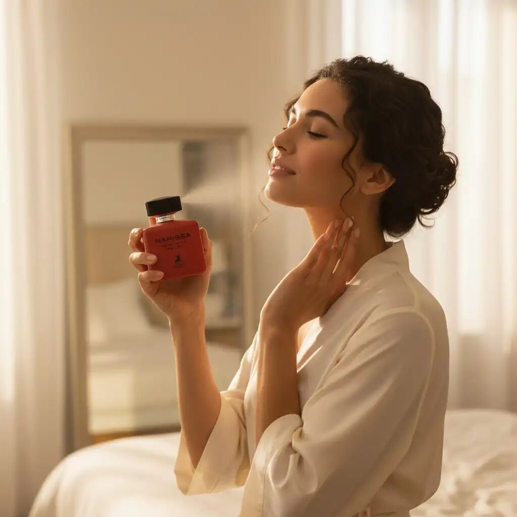 Eau De Parfum Narisa Rouge - Notes Florales, Sensuelles Et Gourmandes thumbnail 4
