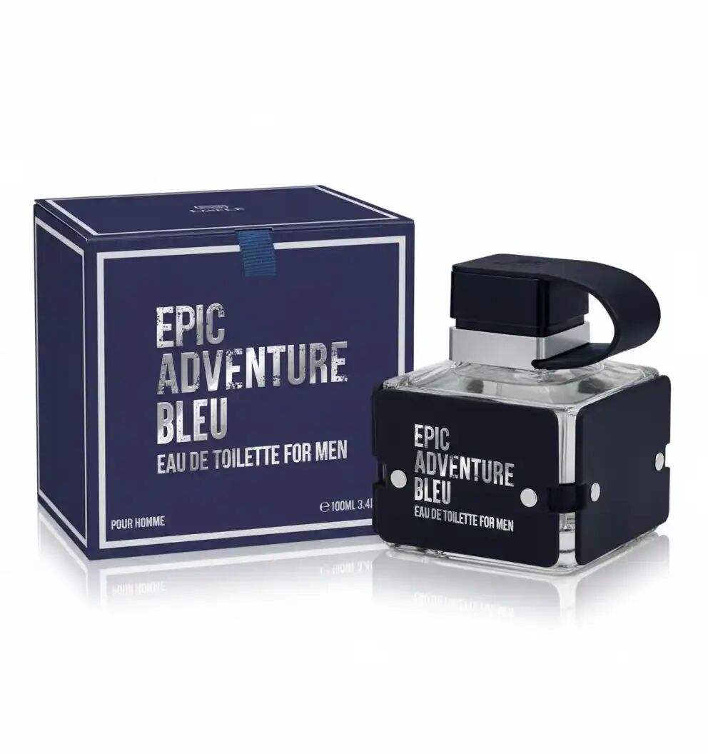 Eau de Toilette Epic Adventure Blue – Parfum Boisé Aromatique 