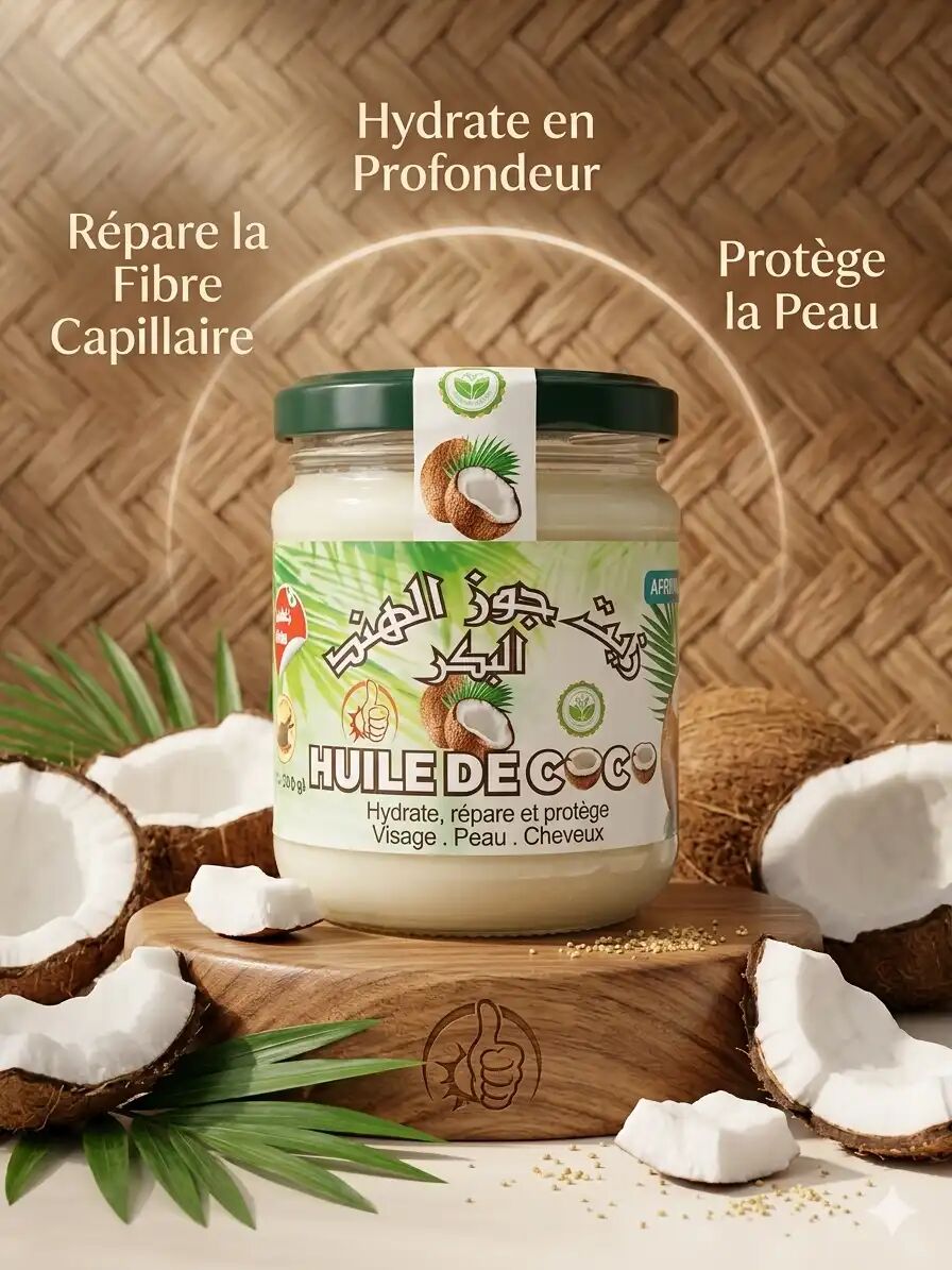 Huile De Coco Hydratation, Réparation & Protection