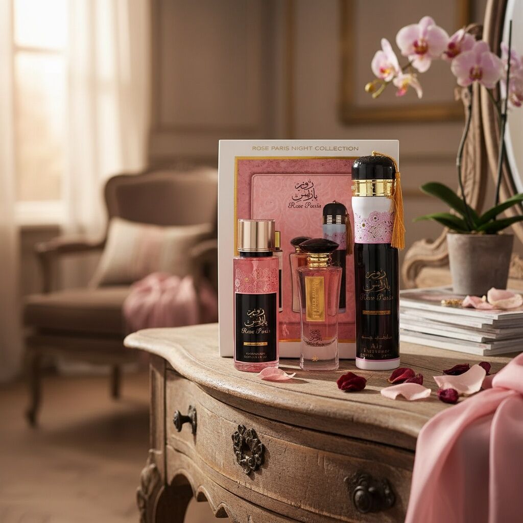 Coffret Cadeau 3 Pièces Rose Paris Night thumbnail 4