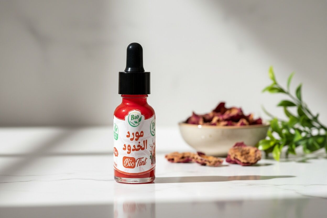 Sérum Blush Liquide Lèvres & Joues - Teint Rouge Naturel Avec Aker Fassi