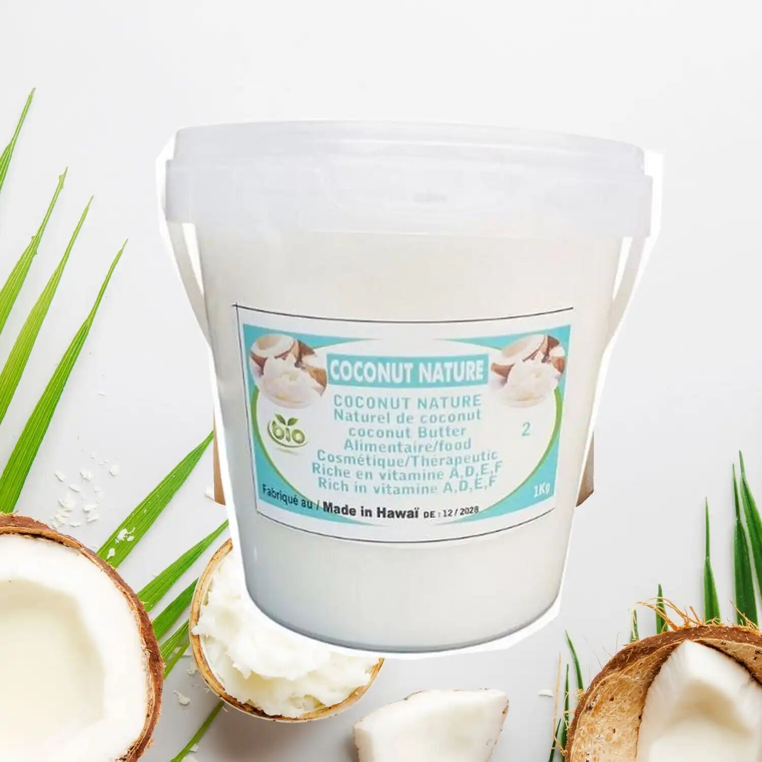 Beurre De Noix De Coco Vierge Bio - Usage Alimentaire Et Cosmétique thumbnail 3