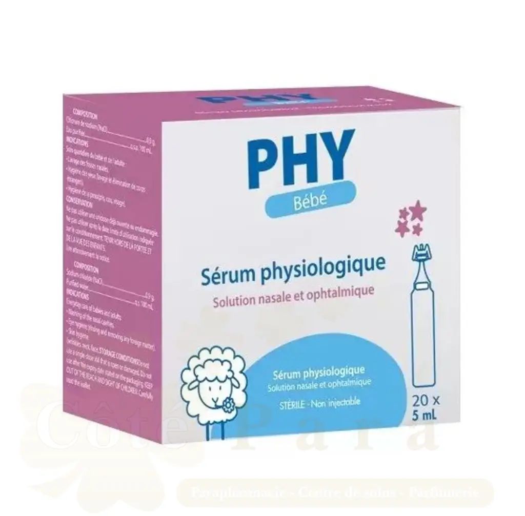 Serum Physiologique  Boîte De 20