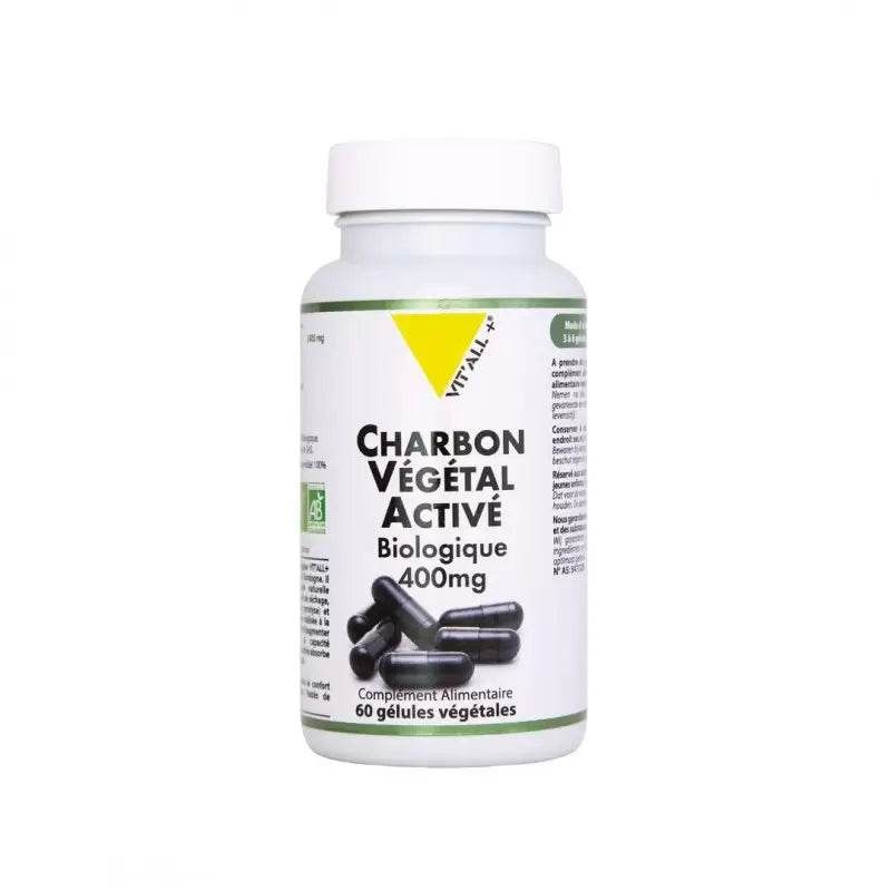 Charbon Végétal 400mg 60 Gélules
