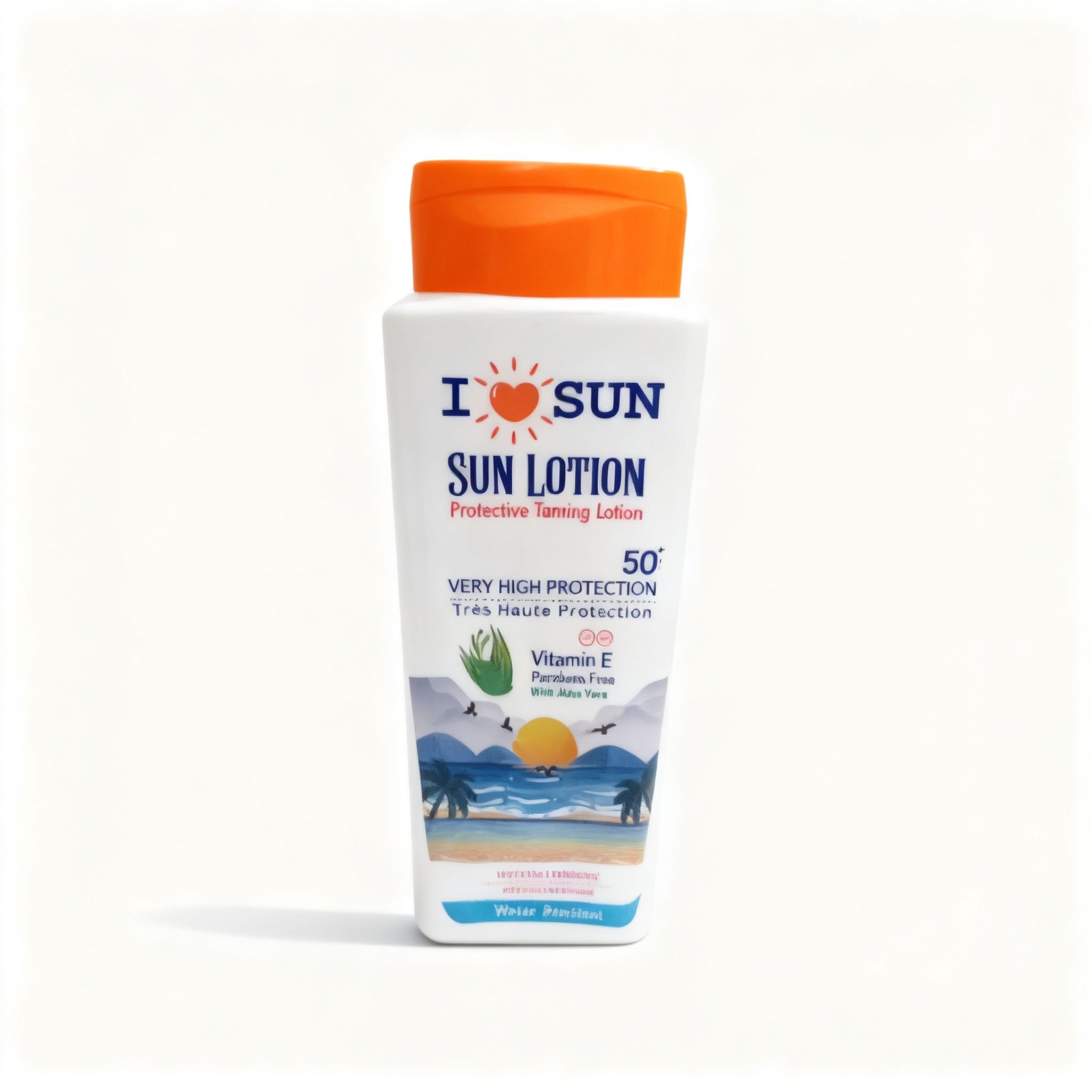 Lotion Solaire Protectrice - Spf 50 | Très Haute Protection