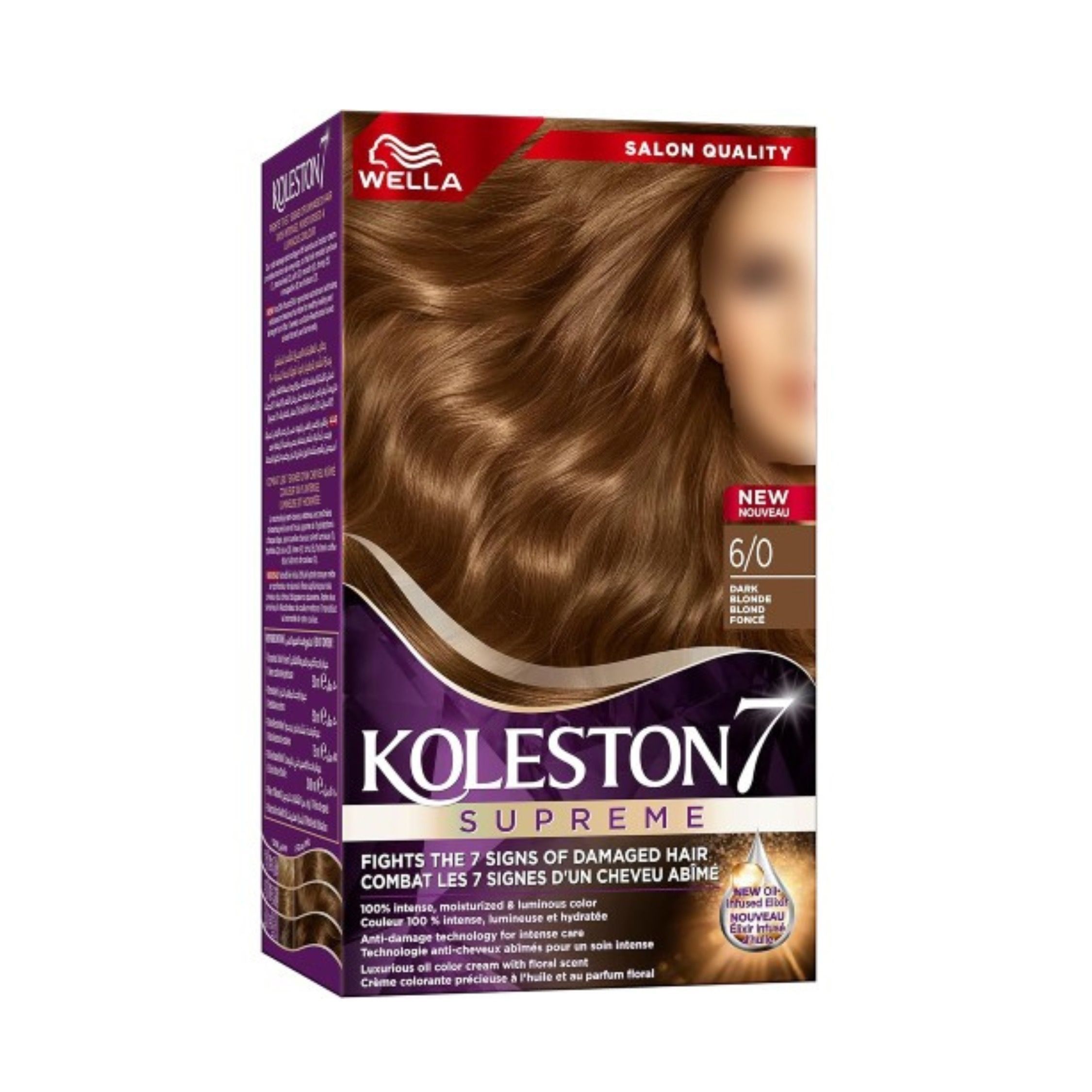 Crème De Teinture Capillaire -dark Blonde 6/0