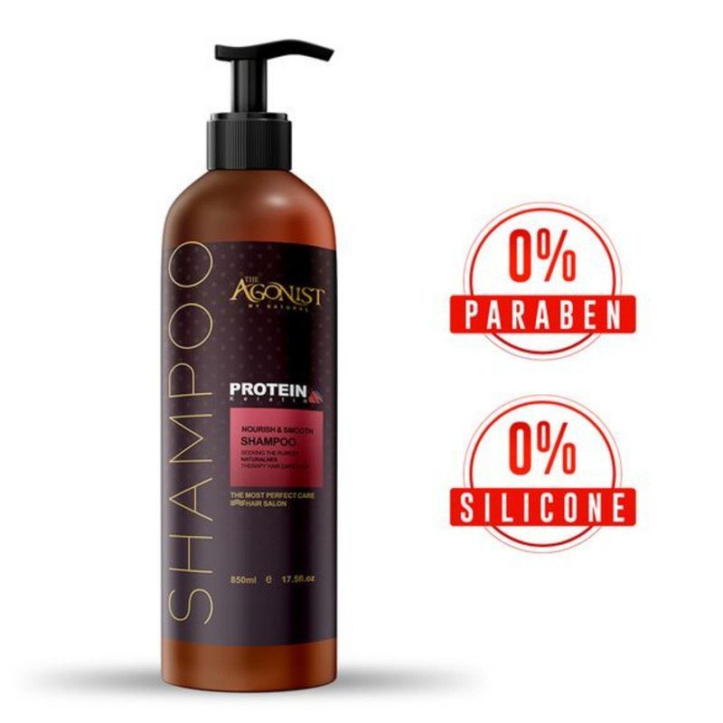 Shampooing A Base De Protéine Et Kératine  Sans Parabène Sans Silicone