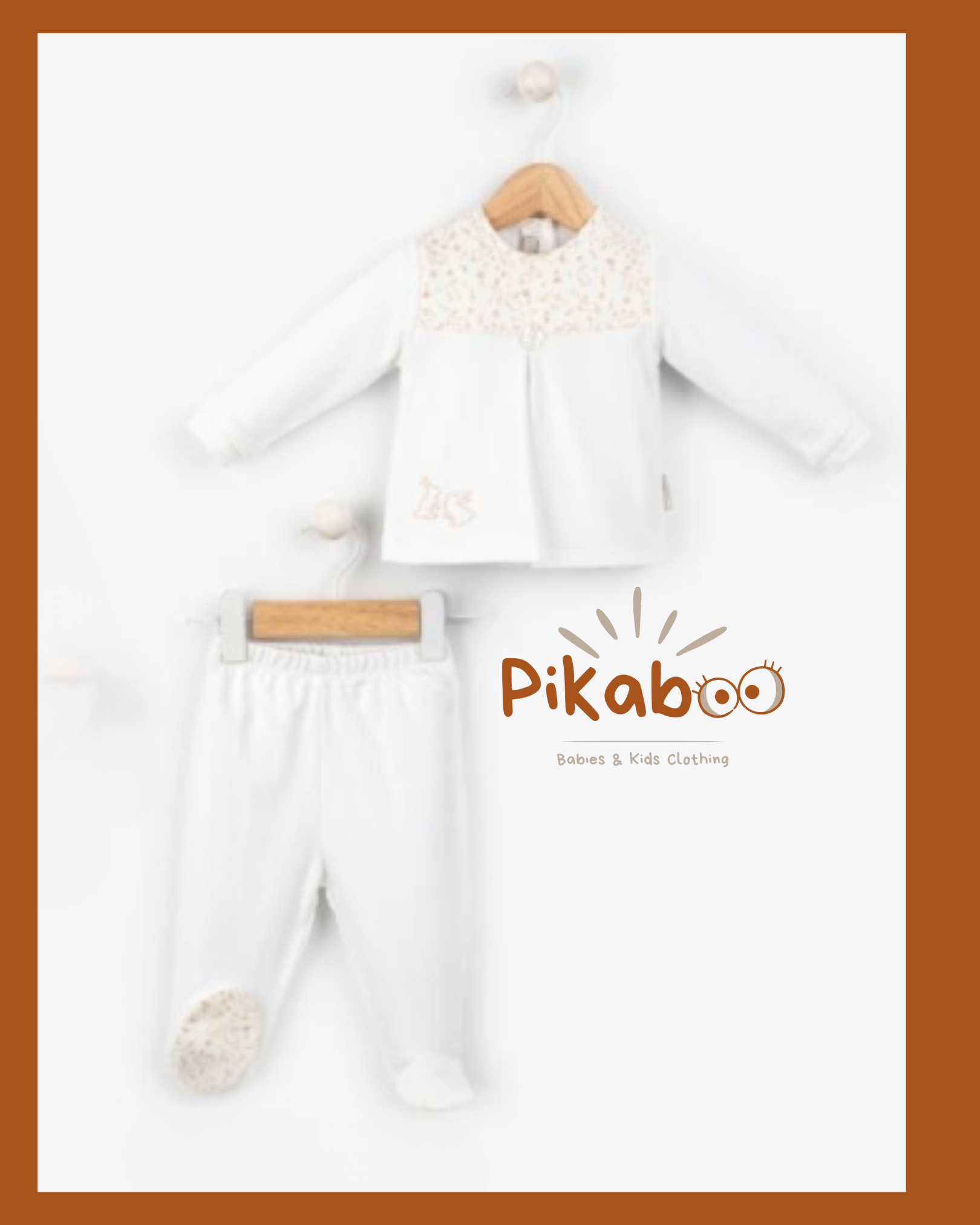 Ensemble Pantalon À Pieds Et Haut Imprimé Petits Motifs